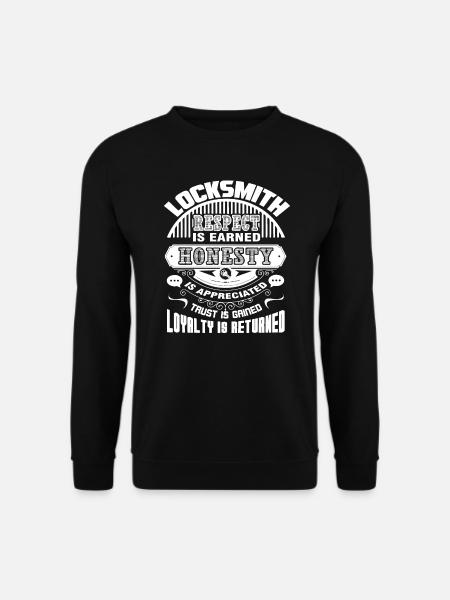 Locksmith Locksmith Respect Is Earned - Unisex Sweatshirt - black