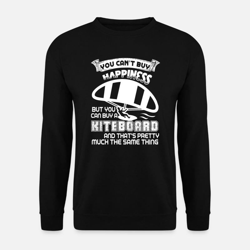 Kiteboarding Kiteboarding Happiness - Unisex Sweatshirt - black