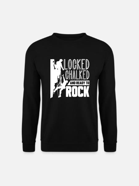 Ready To Rock Climbing - Unisex Sweatshirt - black