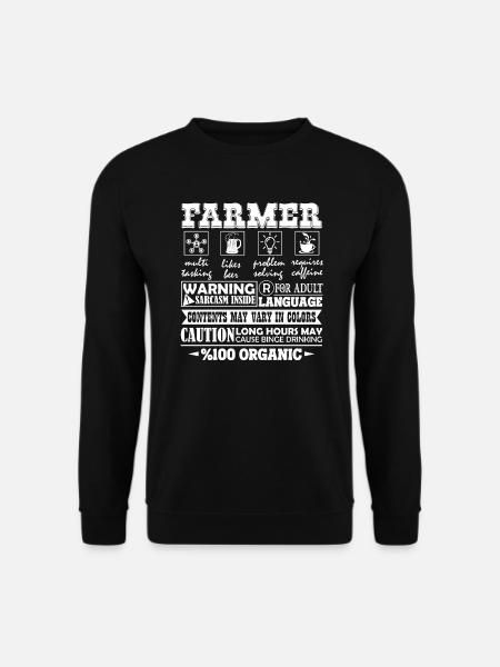 Farmer Multitasking 100 Organic - Unisex Sweatshirt - black