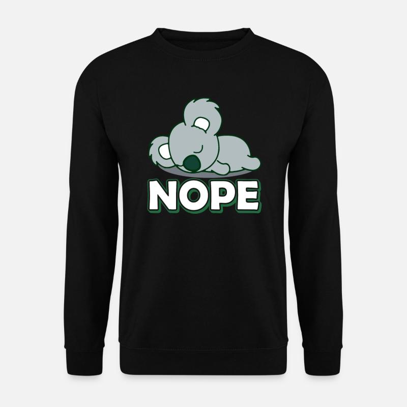 Koala Koala Nope - Unisex Sweatshirt - black