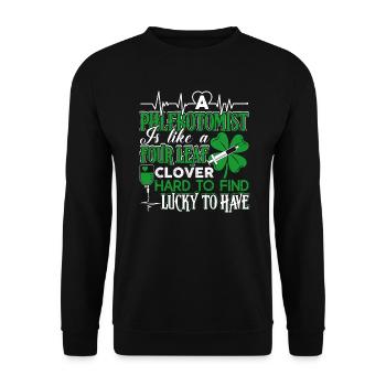 Phlebotomist Phlebotomist Is Hard To Find - Unisex Sweatshirt - black - Front - Alina (178cm) & Michal (187cm)
