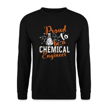 Chemical Engineer Proud To Be A Chemical Engineer - Unisex Sweatshirt - black - Front - Alina (178cm) & Michal (187cm)