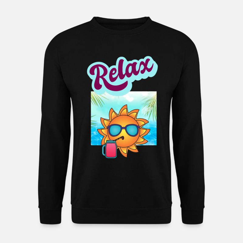 DETENTE RELAXATION - Unisex Sweatshirt - black