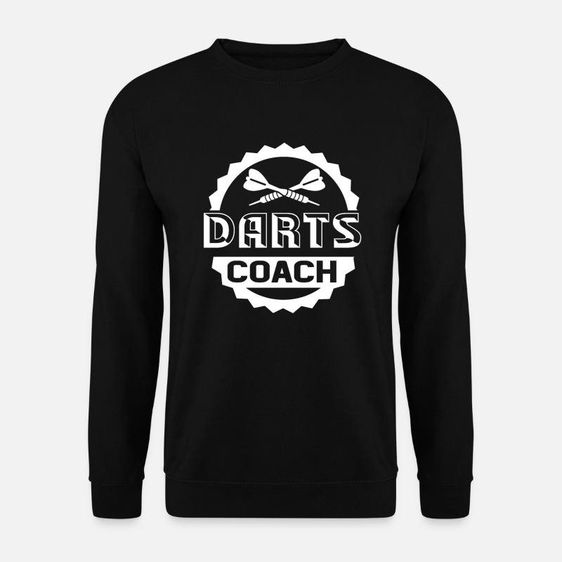 Darts Darts Coach - Unisex Sweatshirt - black