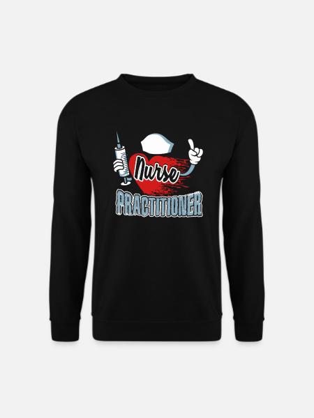 Nurse Practitioner Nurse Practitioner Love - Unisex Sweatshirt - black
