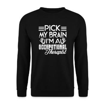 Occupational Therapy I'm A Occupational Therapist - Unisex Sweatshirt - black - Front - Alina (178cm) & Michal (187cm)
