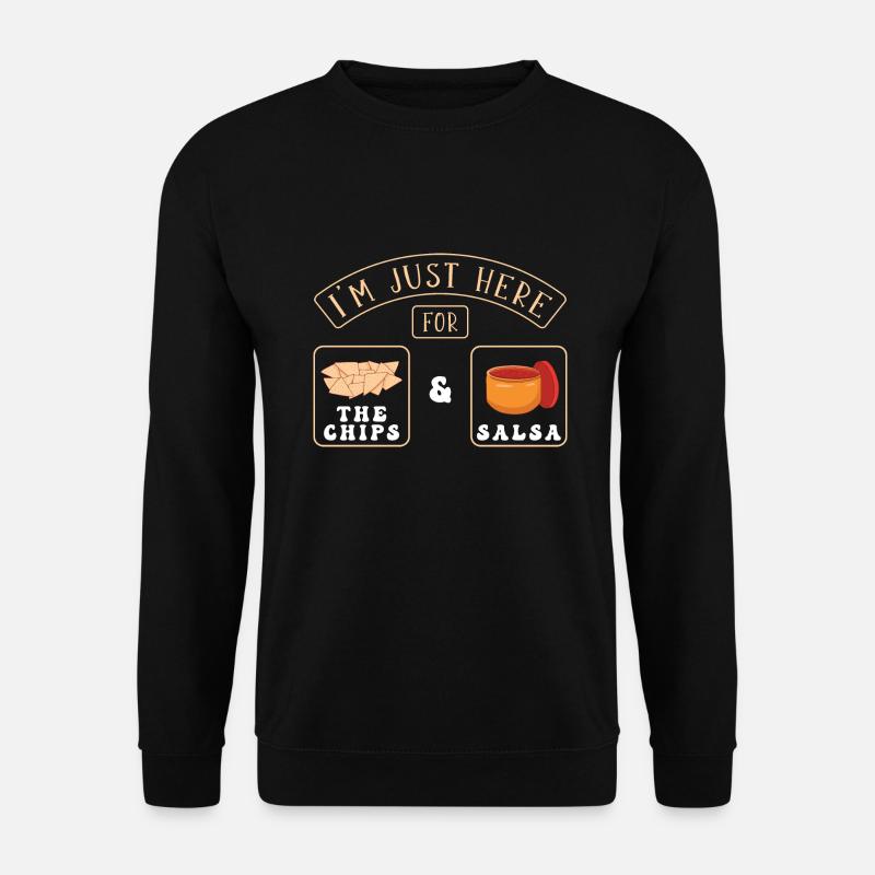 Chips and Salsa Nachos - Unisex Sweatshirt - black