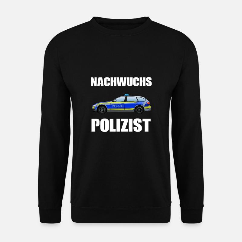 Nachwuchs Polizist Polizei Polizisten - Unisex Pullover - Schwarz