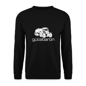 Baron de lisier agriculteur agriculteur Lisier tracteur - Sweat-shirt Unisexe - noir - Devant - Alina (178cm) & Michal (187cm)