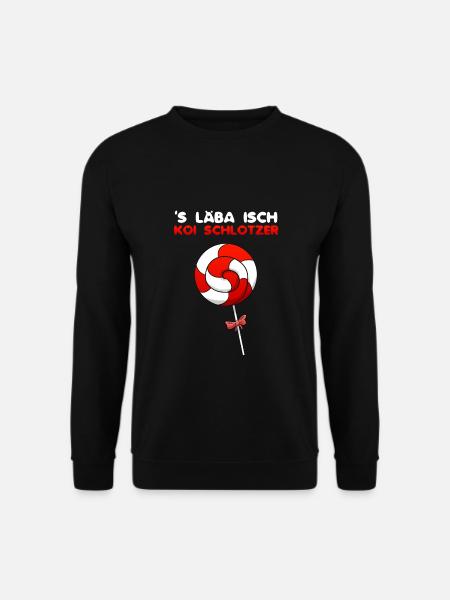 s Läba isch koi Schlotzer Schwabe schwäbisch - Unisex Pullover - Schwarz