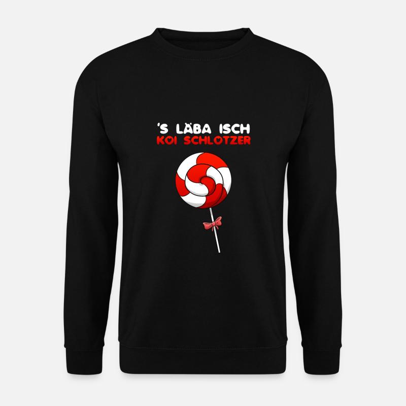 s Läba isch koi Schlotzer Schwabe schwäbisch - Unisex Pullover - Schwarz