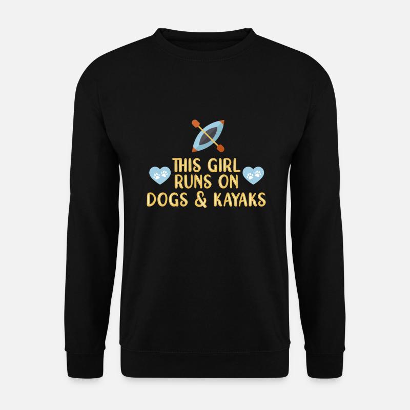Kayak Kayaking - Unisex Sweatshirt - black