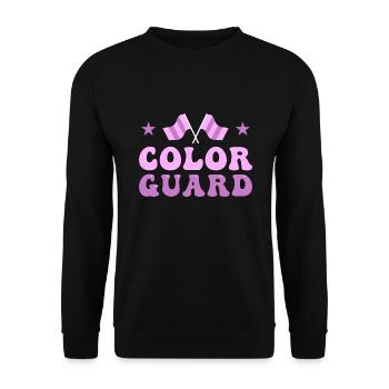 Color Guard - Unisex Pullover - Schwarz - Vorne - Alina (178cm) & Michal (187cm)