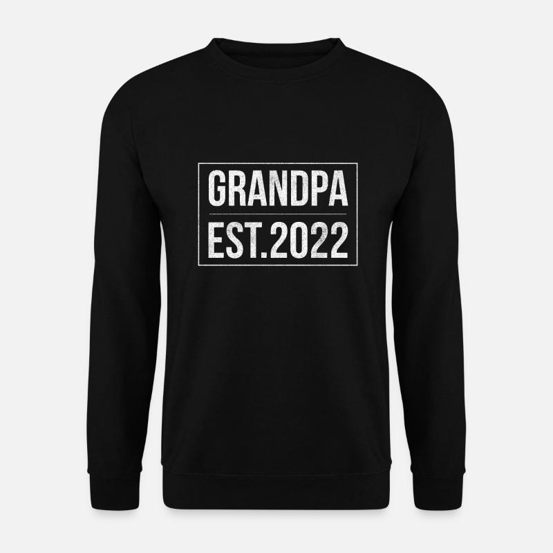 Grandpa Est 2022 - Unisex Sweatshirt - black