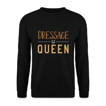 Équitation Sport équestre - Sweat-shirt Unisexe - noir - Devant - Alina (178cm) & Michal (187cm)