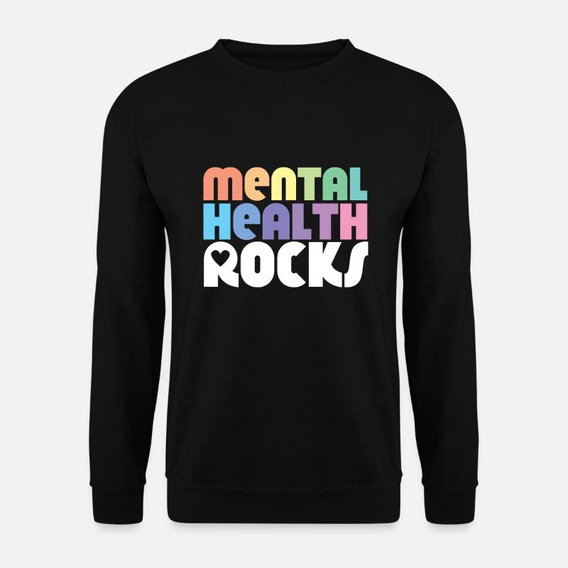 Mental Health Mentale Gesundheit - Unisex Pullover - Schwarz
