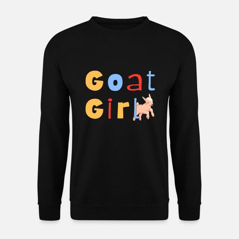 Ziege Ziegenbock - Unisex Pullover - Schwarz