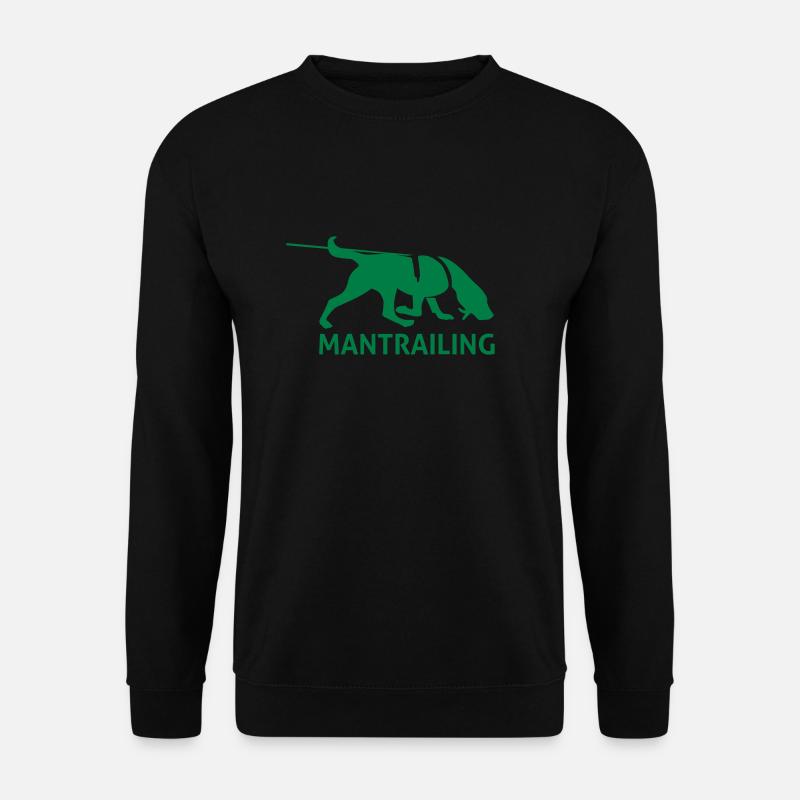 Mantrailing - Unisex Pullover - Schwarz