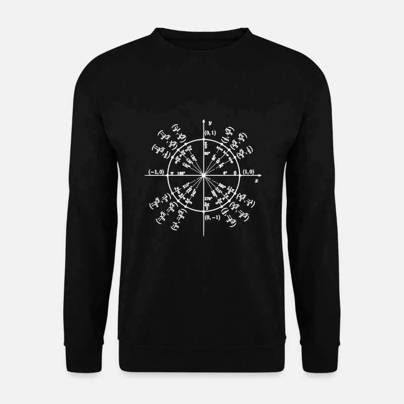Unity Circle (Math Art) - Sweat-shirt Unisexe - noir