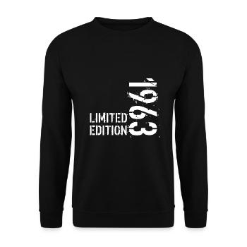 LIMITIERTE AUFLAGE 1963 - Unisex Pullover - Schwarz - Vorne - Alina (178cm) & Michal (187cm)