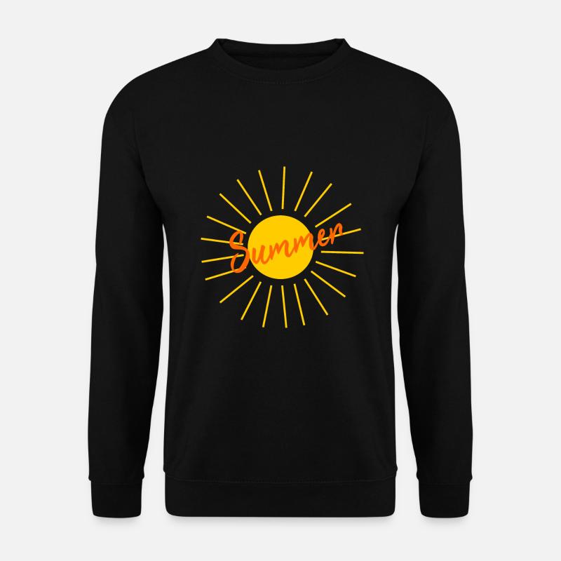 Sonne Sommer Beach Urlaub T-shirt - Unisex Pullover - Schwarz
