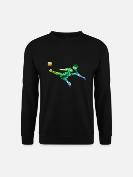 Colourful footballer - Unisex Sweatshirt - black