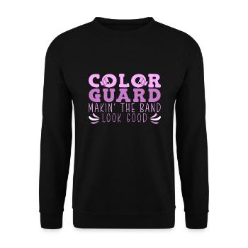 Color Guard - Unisex Sweatshirt - black - Front - Alina (178cm) & Michal (187cm)