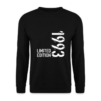 LIMITIERTE EDITION 1993 - Unisex Pullover - Schwarz - Vorne - Alina (178cm) & Michal (187cm)