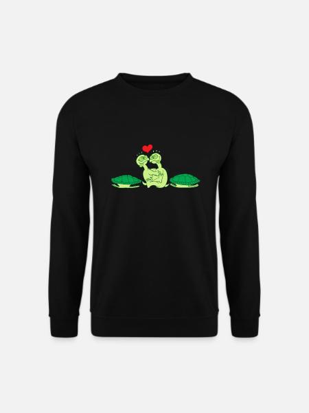 Naked Turtles Making Love - Unisex Sweatshirt - black
