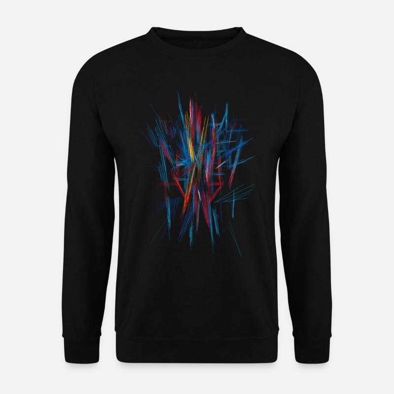 abstract - style 02 - Unisex Sweatshirt - black