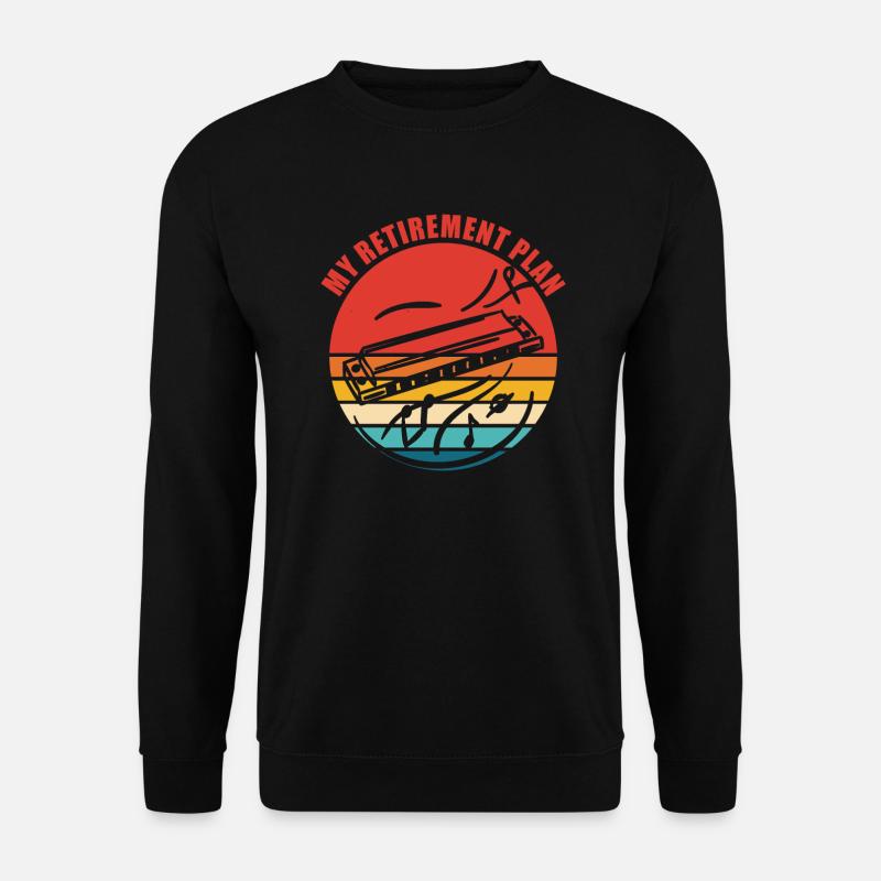 Blues Harp My Retirement Plan - Unisex Sweatshirt - black