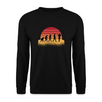 Fitness Calisthenics Evolution - Unisex Pullover - Schwarz - Vorne - Alina (178cm) & Michal (187cm)