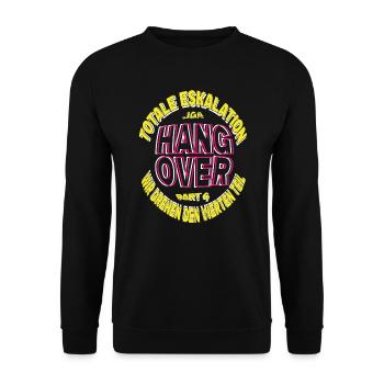 Der Klassiker ist zurück, Hangover Part 4 JGA - Unisex Pullover - Schwarz - Vorne - Alina (178cm) & Michal (187cm)