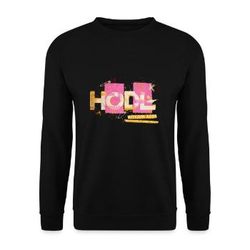 Bitcoin 2023 (Miami) - The Future is Now, Miami - Unisex Sweatshirt - black - Front - Alina (178cm) & Michal (187cm)