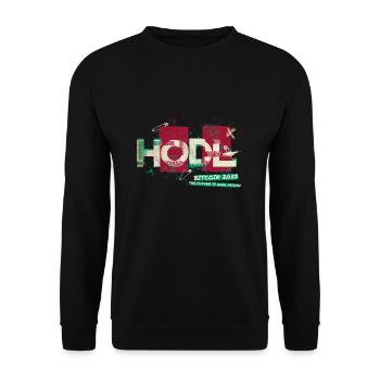 Bitcoin 2023 (Miami) - The Future is Now, Miami - Unisex Sweatshirt - black - Front - Alina (178cm) & Michal (187cm)