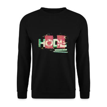 Bitcoin 2023 (Miami) - The Future is Now, Miami - Unisex Sweatshirt - black - Front - Alina (178cm) & Michal (187cm)