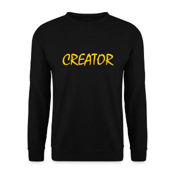Creator - Sweat-shirt Unisexe - noir - Devant - Alina (178cm) & Michal (187cm)