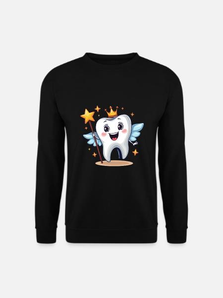 Karneval Zahnfee Zahnarzthelferin Kinder Zahnarzt - Unisex Pullover - Schwarz