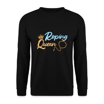 Équipe de corde - Sweat-shirt Unisexe - noir - Devant - Alina (178cm) & Michal (187cm)