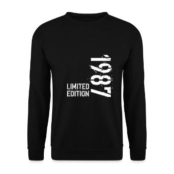 LIMITIERTE AUFLAGE 1987 - Unisex Pullover - Schwarz - Vorne - Alina (178cm) & Michal (187cm)