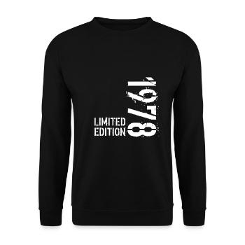 LIMITIERTE EDITION 1978 - Unisex Pullover - Schwarz - Vorne - Alina (178cm) & Michal (187cm)