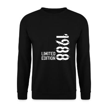 LIMITIERTE EDITION 1988 - Unisex Pullover - Schwarz - Vorne - Alina (178cm) & Michal (187cm)