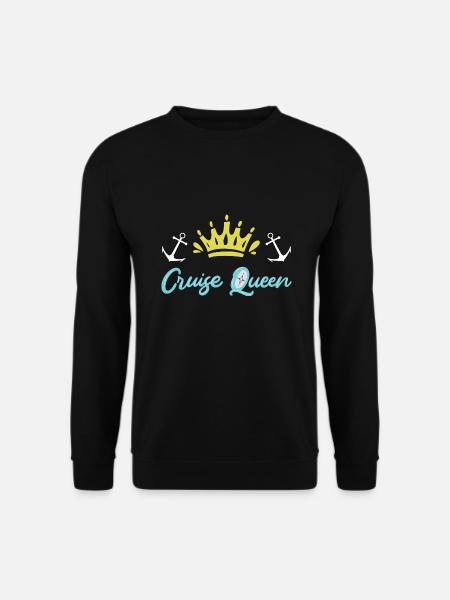 Cruise Queen Kreuzfahrt Kreuzfahrtschiff - Unisex Pullover - Schwarz