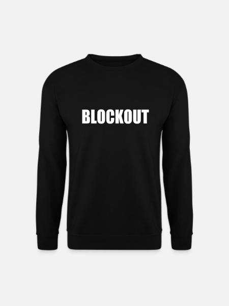 Blockout - Unisex Sweatshirt - black