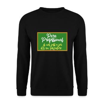 Paraprofessional - Unisex Sweatshirt - black - Front - Alina (178cm) & Michal (187cm)
