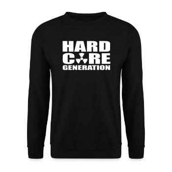 Hardcore Generation Radioactive FR - Sweat-shirt Unisexe - noir - Devant - Alina (178cm) & Michal (187cm)