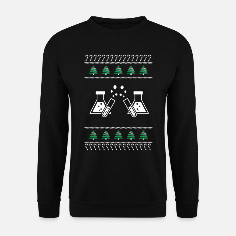 Weihnachten Chemie - Unisex Pullover - Schwarz