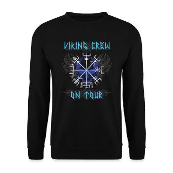 Drôle de dicton viking mythologie nordique - Sweat-shirt Unisexe - noir - Devant - Alina (178cm) & Michal (187cm)