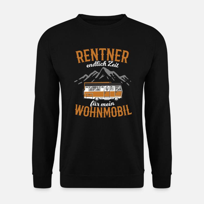 Rentner Camping Wohnmobil Rente - Unisex Pullover - Schwarz